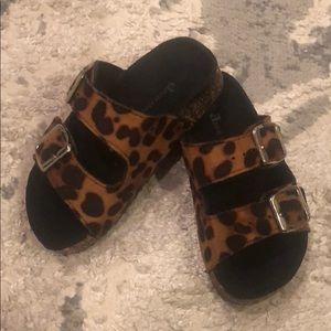 Leopard Sandals